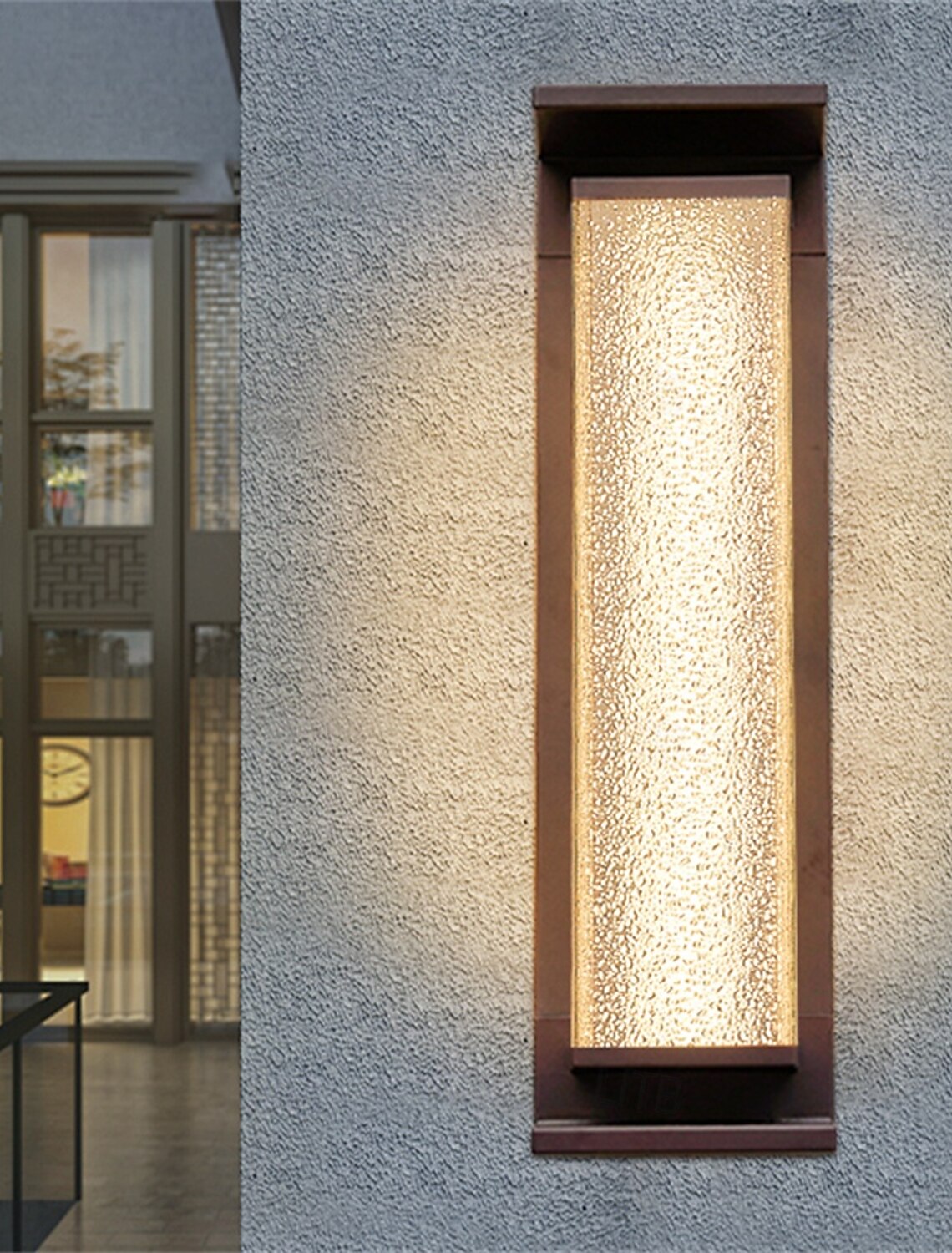 Single Acrylic Metal Wall Light